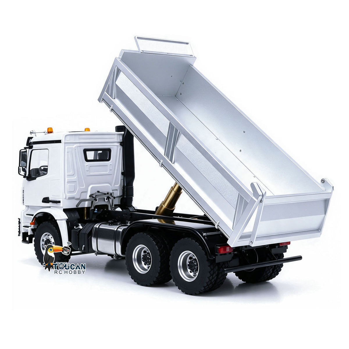 TOUCAN RC HOBBY US Stock MODO 1/14  RC Hydraulic Dumper 3348 - NO Lock Differential Axle Metal RTR