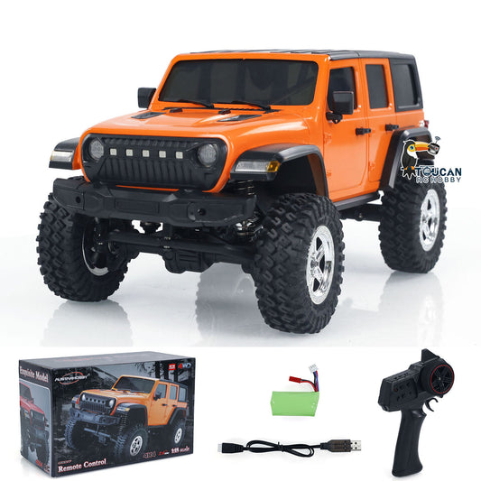 TOUCAN RC HOBBY Aoxing 1/18 4WD RC Crawler RTR Off-raod Truck Lights Remote Controlled Car DIY Ready to Run for Adults Children
