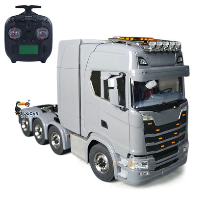TOUCAN RC HOBBY LXY SC 770S 1/14 8*8 Radio Control Tractor Truck Wheel Side Reduction Axles Three Speed Transmission Hobbywing 1060 ESC 35T Motor