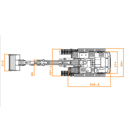 TOUCAN RC HOBBY  395F 1/12 Metal RC Hydraulic Excavator RTR Dual Pump System 6CH Valve 2830 Brushless Drive Motors Smoke Sound Light for Hobby Collectors