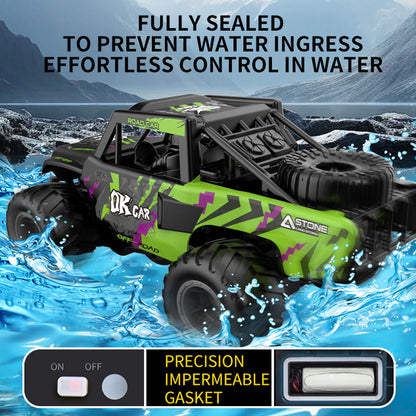 TOUCAN RC HOBBY JJRC 1:18 RC Off Road Car Q191 Waterproof Remote Control Amphibious Vehicle 360 Rotation Stunt Car Electric 4WD Ready To Run Battery
