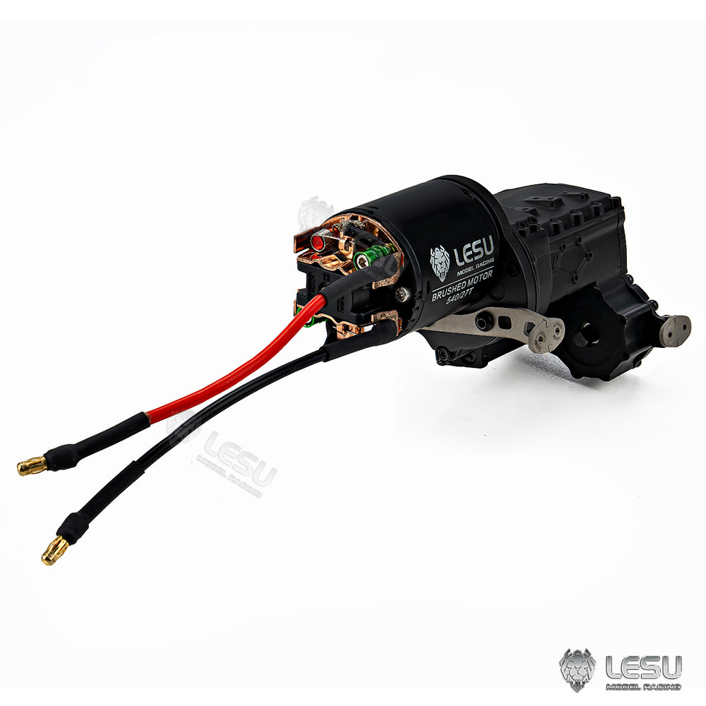 TOUCAN RC HOBBY LESU 2 in 1 Sound Light System Set/2Speed Alloy Gearbox with 27T Motor for 4X4 1/10 RC Off-road Vehicle RAVE-UM406 Crawler Car Z001 for Serious Enthusiast