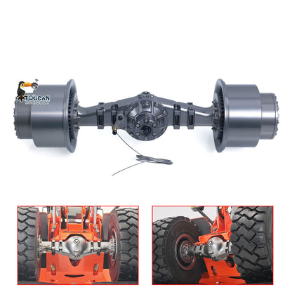 TOUCAN RC HOBBY Metal Front Rear Axle Wheel Hub for JDModel 1/14 RC Hydraulic Loader ZW370 DIY Radio Controlled Construction Vehicle