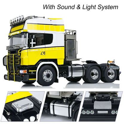 TOUCAN RC HOBBY LESU 1/14 6x6 RC Tractor Truck Metal Chassis G-6181 Equipment Rack Cars Model