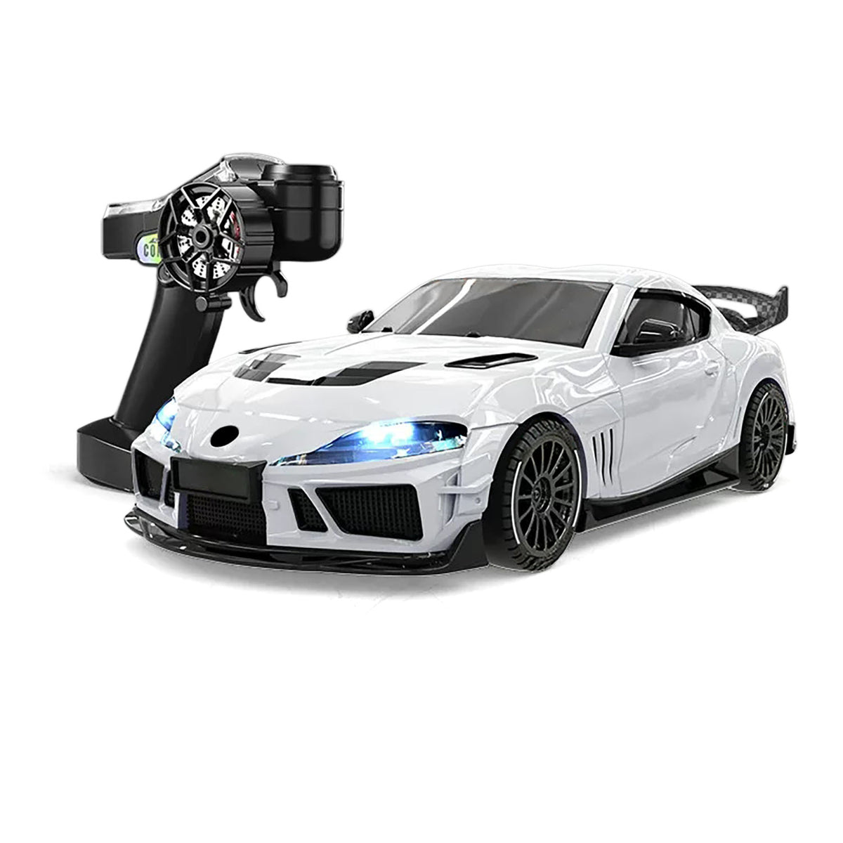 TOUCAN RC HOBBY 10KM/H JXC SP4301 1/43 Remote Control Drifting Car AWD RC Vehicle Model RTR Light System Motor 9A ESC Servo Battery No Sounds