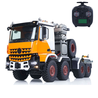 TOUCAN RC HOBBY LXY BZ4663 1/14 Metal 8x8 RC Tractor Truck PNP 3 Speed Transmission Differential Lock Axles Remote Winch ST8 Controller Light Sound for Model Collectors