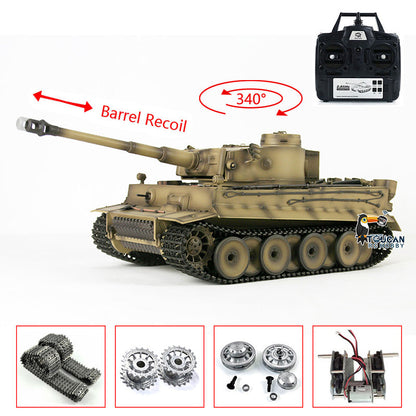 TOUCAN RC HOBBY Heng Long 1/16 TK7.0 Promotion German Tiger I 3818 RTR RC Tank Barrel Recoil BB IR Smoke Metal Tracks Sprockets Idlers Wheels