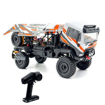 TOUCAN RC HOBBY 1/18 Hobby Plus 4WD Remote Control Off Road Vehicle RC Desert Rally Car DKR-4 Fortis Metal Drive Shaft Ready to Run Light Effect