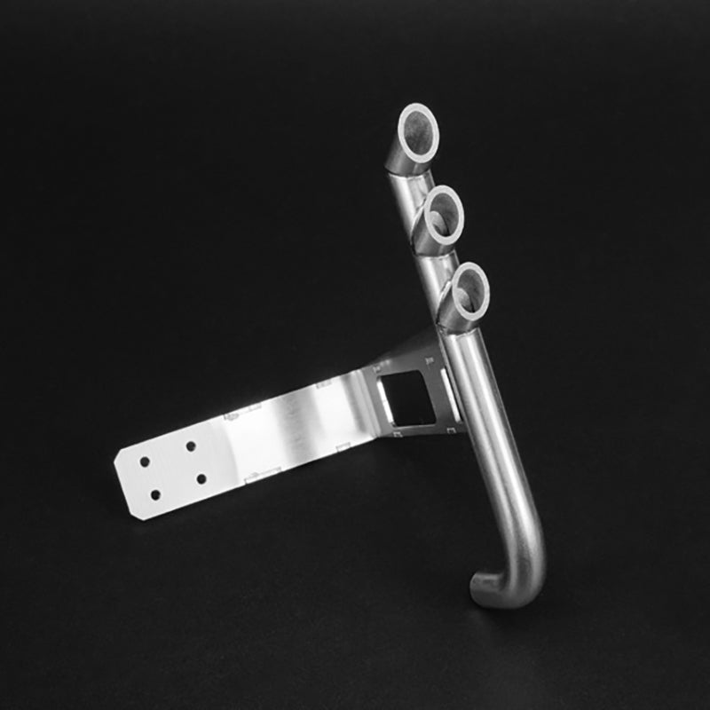 TOUCAN RC HOBBY LESU Metal Spare Parts Hook Exhaust Pipe Tail Beam for 1/14 RC Tractor Cars Remote Control Truck DIY Model