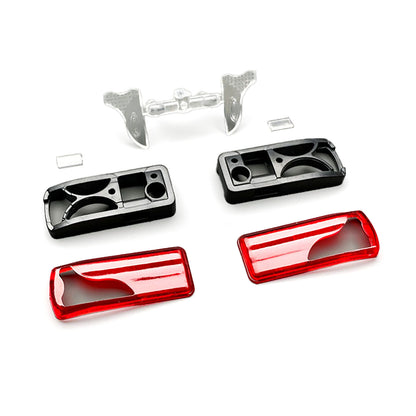 TOUCAN RC HOBBY Plastic Tail Light Housing Warning Rear Lamp Shell for DIY 1:14 Remote Control Tractor Truck Model Vehicle Car Upgrade Parts