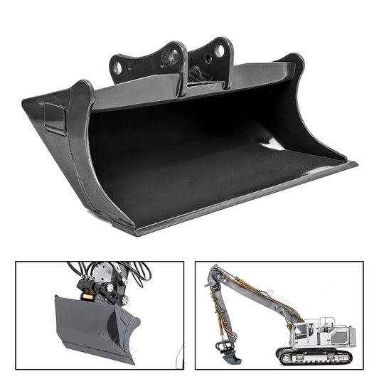 TOUCAN RC HOBBY Metal Wide Bucket C0069 for 1/14 LESU RC Hydraulic Excavator Remote Control Digger Construction Vehicles Model