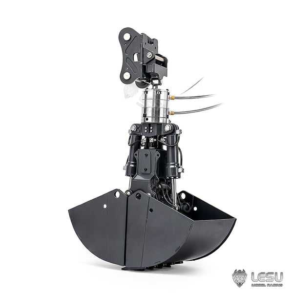 TOUCAN RC HOBBY Metal Clamshell Bucket for 1/14 RC Hydraulic Excavator Digger Model DIY Accessories LESU ET35 B0006 AC360 ET30H R945 SK500 374F