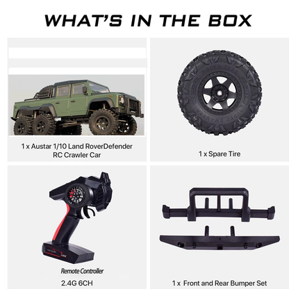 TOUCAN RC HOBBY Aoxing 1/10 Scale 6WD RC Pick-up Rock Crawler Off-Road Truck Lights Sounds 2 Speeds PNP Version Painted Assembled Hobby Model