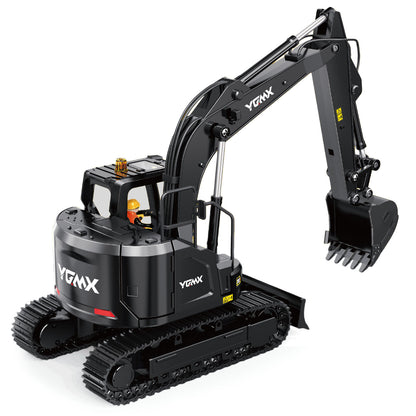 TOUCAN RC HOBBY Yi Gong Pre-order Metal 1/50 Electric Remote Control Excavator Ready To Run Mini RC Engineering Vehicle Model Lights Sounds Desktop Level