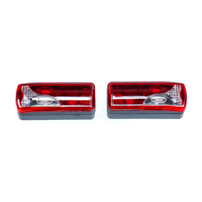 TOUCAN RC HOBBY LED 5V Kunststoff-Rücklicht für 1/14 DIY ferngesteuerte Sattelzugmaschine LKW Modell Anhänger Kipper Autozubehör