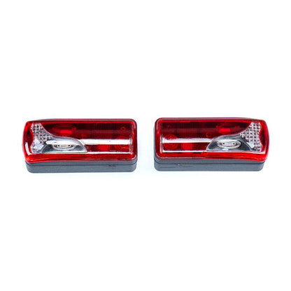 TOUCAN RC HOBBY LED 5V Kunststoff-Rücklicht für 1/14 DIY ferngesteuerte Sattelzugmaschine LKW Modell Anhänger Kipper Autozubehör