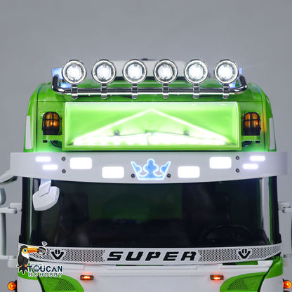 TOUCAN RC HOBBY ScaleClub 6x6 Metal Chassis 1/14 RC Tractor Truck R620 RTR Vehicle Model Air Suspension FlySky ST8 Radio System 3-speed Smoking Unit