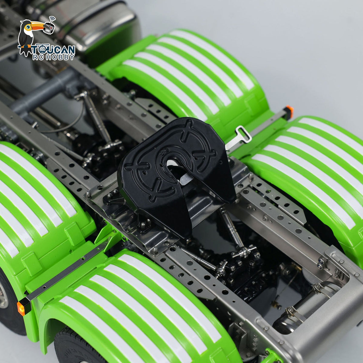 TOUCAN RC HOBBY ScaleClub 6x6 Metal Chassis 1/14 RC Tractor Truck R620 RTR Vehicle Model Air Suspension FlySky ST8 Radio System 3-speed Smoking Unit