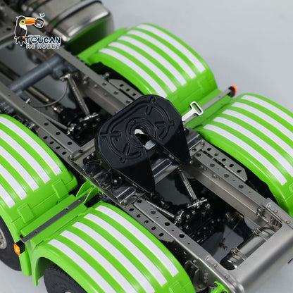 TOUCAN RC HOBBY ScaleClub 6x6 Metal Chassis 1/14 RC Tractor Truck R620 RTR Vehicle Model Air Suspension FlySky ST8 Radio System 3-speed Smoking Unit