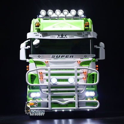 TOUCAN RC HOBBY ScaleClub 6x6 Metal Chassis 1/14 RC Tractor Truck R620 RTR Vehicle Model Air Suspension FlySky ST8 Radio System 3-speed Smoking Unit