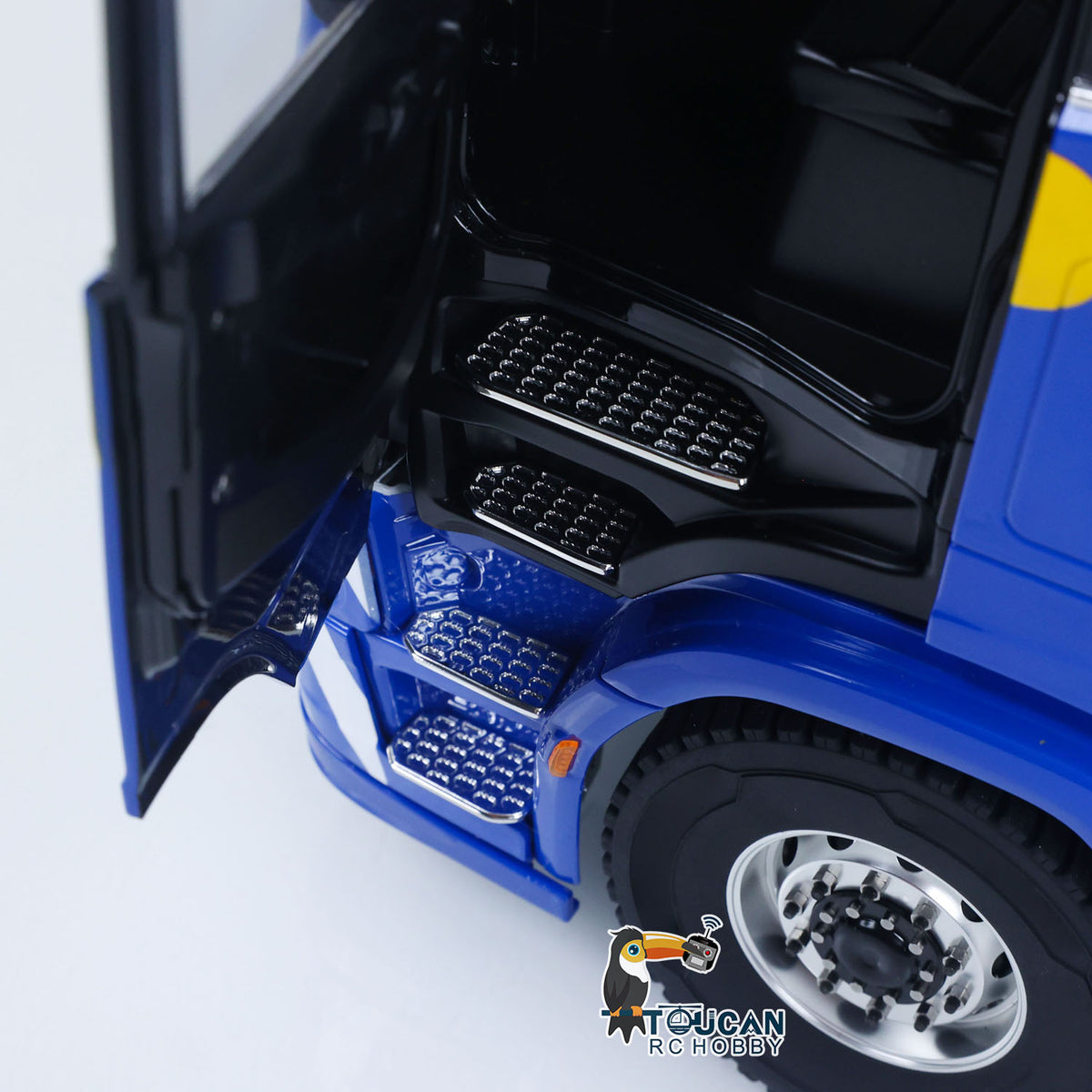 TOUCAN RC HOBBY MODO SC770S 1/14 Metal 4x4 RC Tractor Truck PNP/RTR 2-Speed Gearbox Axles Differential Locks Hobbywing 1080 ESC Cab Suspension Light Sound for Model Collectors