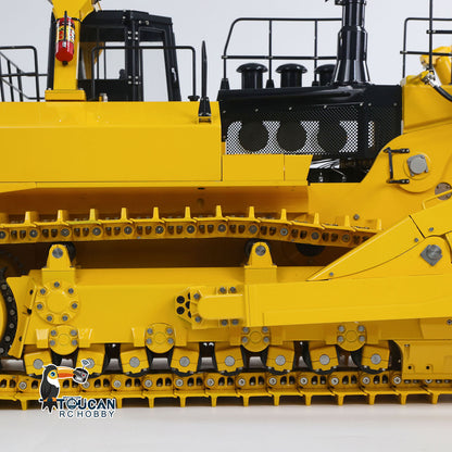 TOUCAN RC HOBBY JDMODEL 575 Metal 1/14 Remote Controlled Bulldozer Heavy Hydraulic Construction Truck Frsky X14 Radio Sound Light for Vehicle Enthusiast