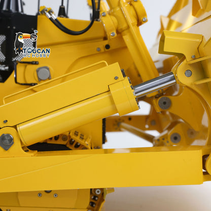 TOUCAN RC HOBBY JDMODEL 575 Metal 1/14 Remote Controlled Bulldozer Heavy Hydraulic Construction Truck Frsky X14 Radio Sound Light for Vehicle Enthusiast