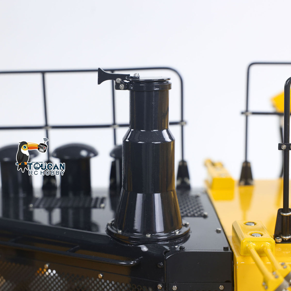 TOUCAN RC HOBBY JDMODEL 575 Metal 1/14 Remote Controlled Bulldozer Heavy Hydraulic Construction Truck Frsky X14 Radio Sound Light for Vehicle Enthusiast