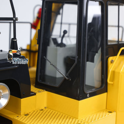 TOUCAN RC HOBBY JDMODEL 575 Metal 1/14 Remote Controlled Bulldozer Heavy Hydraulic Construction Truck Frsky X14 Radio Sound Light for Vehicle Enthusiast