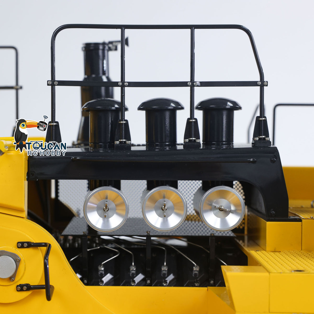 TOUCAN RC HOBBY JDMODEL 575 Metal 1/14 Remote Controlled Bulldozer Heavy Hydraulic Construction Truck Frsky X14 Radio Sound Light for Vehicle Enthusiast