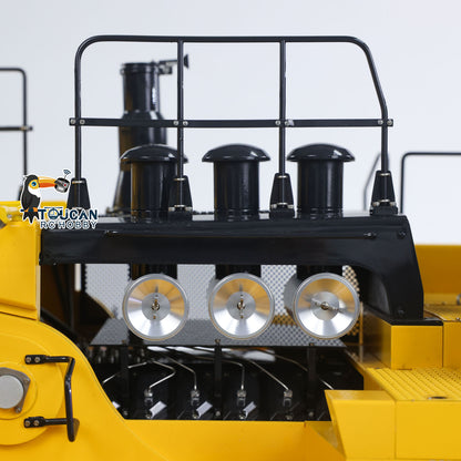 TOUCAN RC HOBBY JDMODEL 575 Metal 1/14 Remote Controlled Bulldozer Heavy Hydraulic Construction Truck Frsky X14 Radio Sound Light for Vehicle Enthusiast