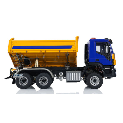 TOUCAN RC HOBBY LESU A0009 1/14 Metal 6x6 RC Hydraulic Dump Truck with FlySky I6S Radio Controller 3 Speed Transmission for Model Enthusiast