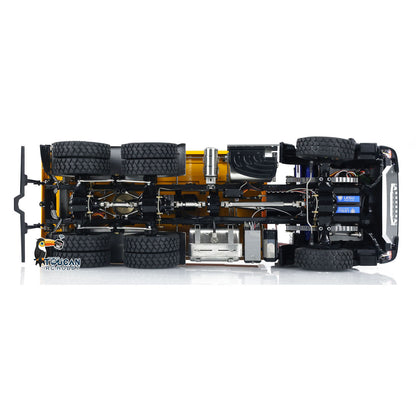 TOUCAN RC HOBBY LESU A0009 1/14 Metal 6x6 RC Hydraulic Dump Truck with FlySky I6S Radio Controller 3 Speed Transmission for Model Enthusiast