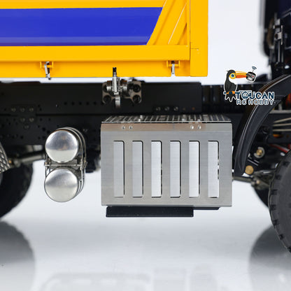TOUCAN RC HOBBY LESU A0009 1/14 Metal 6x6 RC Hydraulic Dump Truck with FlySky I6S Radio Controller 3 Speed Transmission for Model Enthusiast