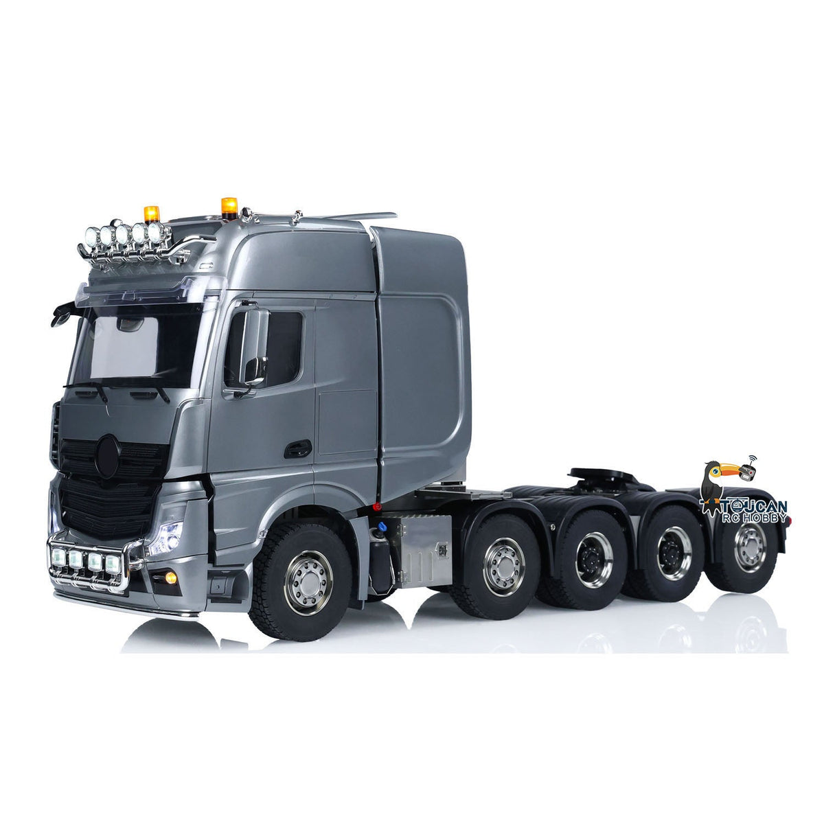 TOUCAN RC HOBBY ScaleClub 10x10 Metal Chassis 1/14 Remote Control Tractor Truck 3363 Lorry RTR Emulated Car Model High-roof 3Speed Differential Lock Axles