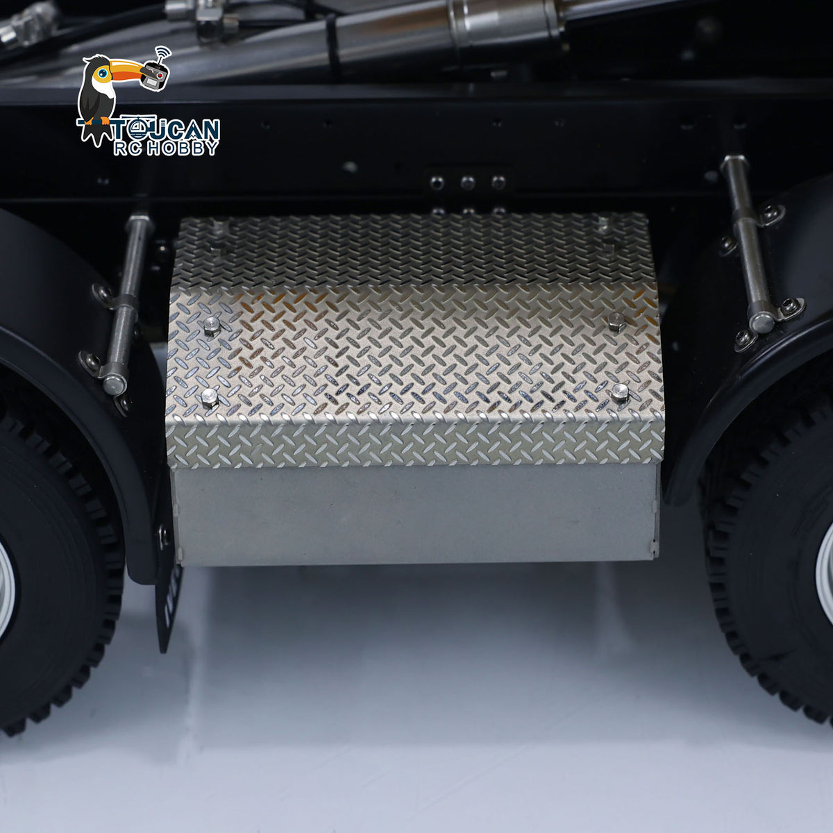 TOUCAN RC HOBBY MODO 1/14 8x4 Metal RC Hydraulic Wrecker Truck Remote Control Rescue Vehicles Emulated Car for Children Adults PNP