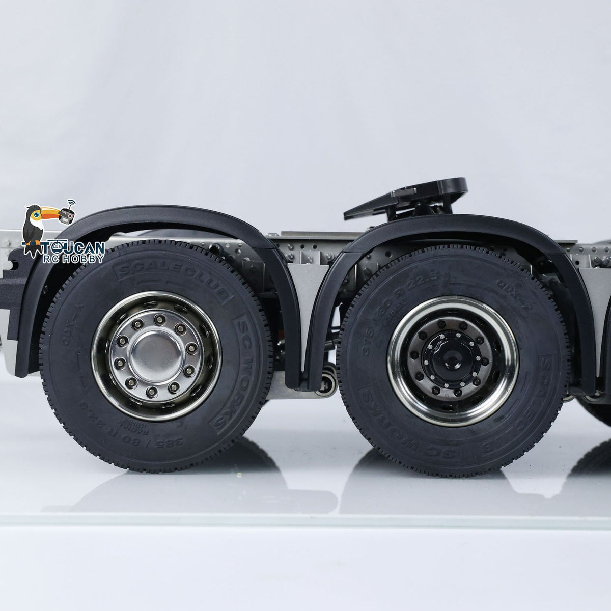 TOUCAN RC HOBBY ScaleClub 10x10 Metal Chassis 1/14 Remote Control Tractor Truck 3363 Lorry RTR Emulated Car Model High-roof 3Speed Differential Lock Axles