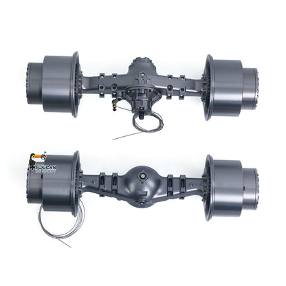 TOUCAN RC HOBBY Metal Front Rear Axle Wheel Hub for JDModel 1/14 RC Hydraulic Loader ZW370 DIY Radio Controlled Construction Vehicle