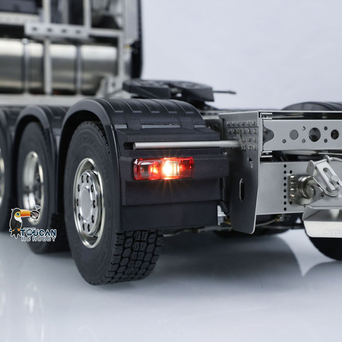 TOUCAN RC HOBBY ScaleClub 10x10 Metal Chassis 1/14 Remote Control Tractor Truck 3363 Lorry RTR Emulated Car Model High-roof 3Speed Differential Lock Axles