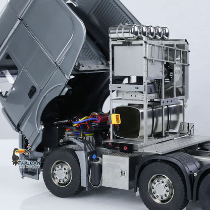 TOUCAN RC HOBBY ScaleClub 10x10 Metal Chassis 1/14 Remote Control Tractor Truck 3363 Lorry RTR Emulated Car Model High-roof 3Speed Differential Lock Axles
