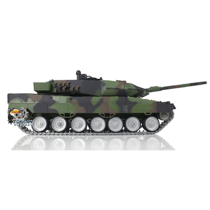 TOUCAN RC HOBBY Heng Long 1/16 TK7.0 3889 Leopard2A6 RTR RC Tank FPV Barrel Recoil BB IR Smoke 360 Degrees Turret Metal Tracks Road Drive Idler Wheels Gearbox