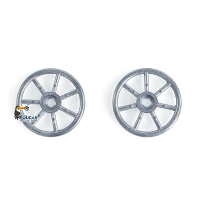 TOUCAN RC HOBBY 1Pair Metal Sprockets Driving Wheel Idler Wheel for Heng Long 1/16 RC Battle Tank 3858 3859 German Panzer IV F F2 Military Armored Car