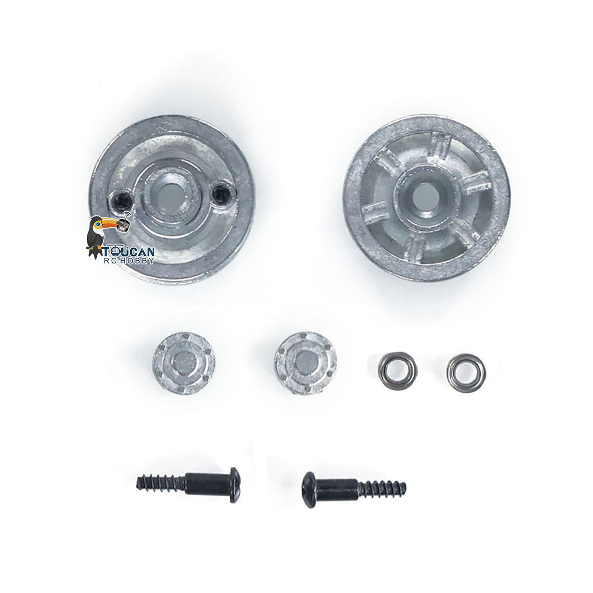 TOUCAN RC HOBBY Metal Idler Wheel Sprockets Driving Wheel for Heng Long 1/16 RC Battle Tank 3869 3879 German Panther G Jadpanther Military Armored