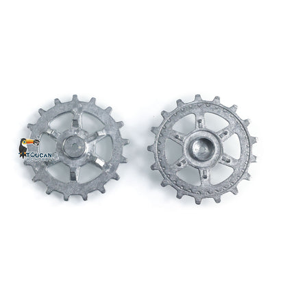 TOUCAN RC HOBBY Metal Idler Wheel Sprockets Driving Wheel for Heng Long 1/16 RC Battle Tank 3869 3879 German Panther G Jadpanther Military Armored