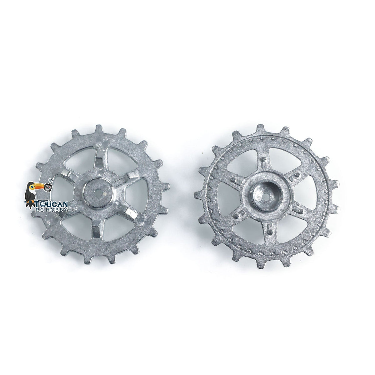 TOUCAN RC HOBBY Metal Idler Wheel Sprockets Driving Wheel for Heng Long 1/16 RC Battle Tank 3869 3879 German Panther G Jadpanther Military Armored