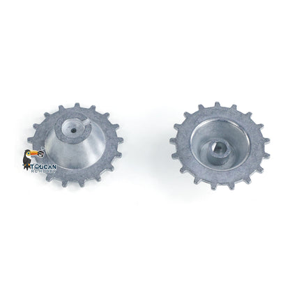 TOUCAN RC HOBBY Metal Idler Wheel Sprockets Driving Wheel for Heng Long 1/16 RC Battle Tank 3869 3879 German Panther G Jadpanther Military Armored