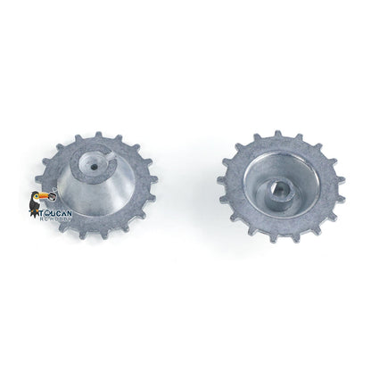 TOUCAN RC HOBBY Metal Idler Wheel Sprockets Driving Wheel for Heng Long 1/16 RC Battle Tank 3869 3879 German Panther G Jadpanther Military Armored
