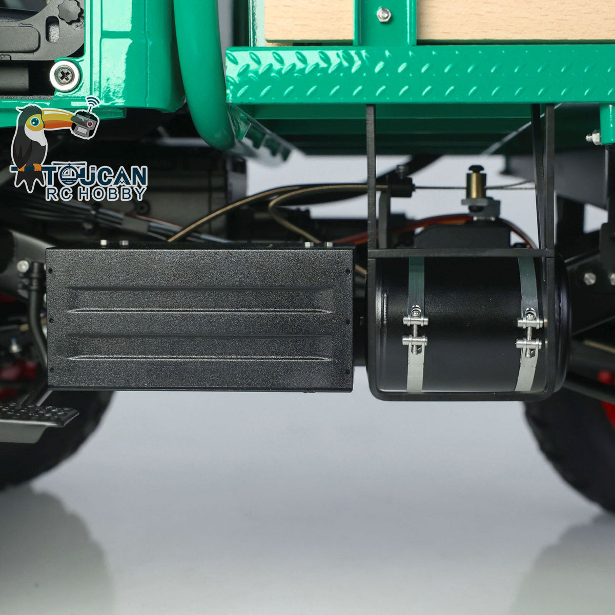 TOUCAN RC HOBBY LESU RAVE-UM406 1/10 RC-Geländewagen RA-Z001 PNP 4X4 Crawler mit Flysky I6S Fernsteuerung, 2-Gang-Getriebe, Sound- und Lichtsystem