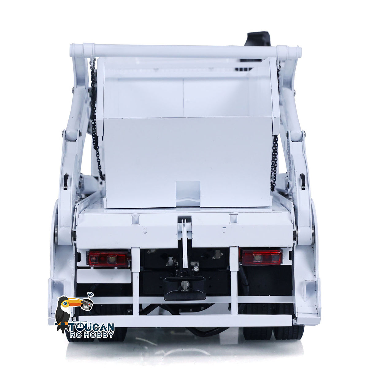 TOUCAN RC HOBBY JXModel VL18U K3363 Cabin 1/14 Metal RC Hydraulic Skip Loader RTR 6x4 Axles Differential Lock 4-Way Valve 2-Speed Gearbox Light Sound for Collectors