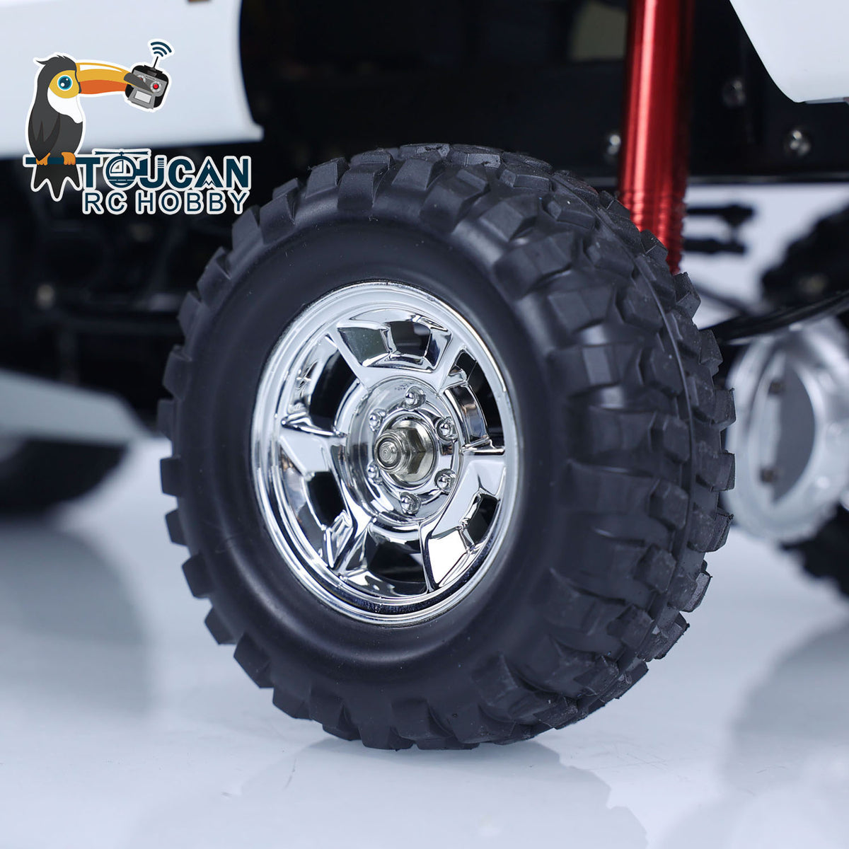 TOUCAN RC HOBBY US Stock Heng Guan 1/10 RC Pickup Truck Model P410 4*4 Rally Car Racing Crawler 2.4Ghz Bag Radio System for Adults Children